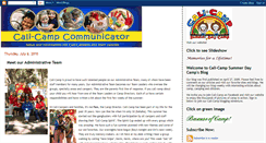 Desktop Screenshot of calicampcommunicator.blogspot.com