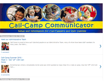 Tablet Screenshot of calicampcommunicator.blogspot.com