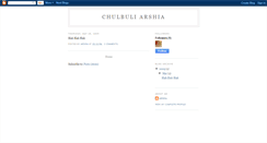Desktop Screenshot of chulbuli-arshia.blogspot.com