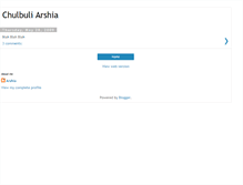 Tablet Screenshot of chulbuli-arshia.blogspot.com
