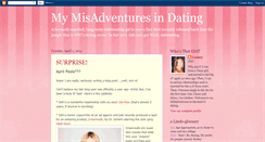 Desktop Screenshot of lindseysmisadventuresindating.blogspot.com