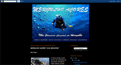 Desktop Screenshot of mergulhoazores.blogspot.com