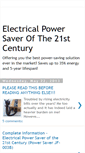 Mobile Screenshot of electricalpowersaver.blogspot.com