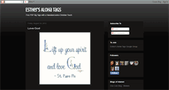 Desktop Screenshot of esthersigtags.blogspot.com