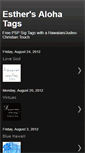 Mobile Screenshot of esthersigtags.blogspot.com