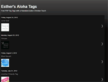 Tablet Screenshot of esthersigtags.blogspot.com