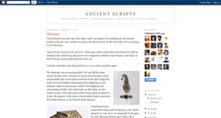 Desktop Screenshot of ancientscriptsblog.blogspot.com