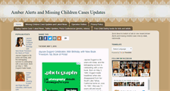 Desktop Screenshot of amberalertsandmissingchildrencases.blogspot.com