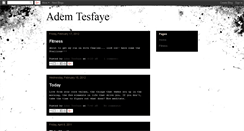 Desktop Screenshot of ademtesfaye.blogspot.com