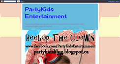 Desktop Screenshot of partykidsblog.blogspot.com