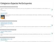 Tablet Screenshot of colegiaturaespaciosnoexcluyentes.blogspot.com