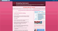 Desktop Screenshot of navigatingcyberspace.blogspot.com