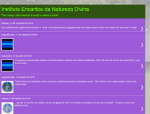 Tablet Screenshot of encantosdanaturezadivina.blogspot.com