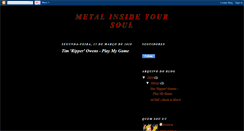 Desktop Screenshot of metalinsideyoursoul.blogspot.com