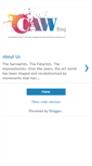 Mobile Screenshot of cawgallerylondon-aboutus.blogspot.com