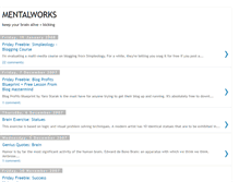 Tablet Screenshot of mental-works.blogspot.com