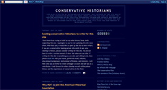 Desktop Screenshot of conservativehistorians.blogspot.com