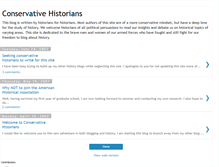 Tablet Screenshot of conservativehistorians.blogspot.com