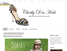 Tablet Screenshot of cheekydinheels.blogspot.com