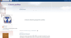 Desktop Screenshot of ceteris0paribus.blogspot.com