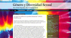 Desktop Screenshot of generoydiversidadsexual.blogspot.com