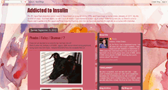 Desktop Screenshot of addictedtoinsulin.blogspot.com