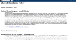 Desktop Screenshot of chabadhurricanerelief.blogspot.com