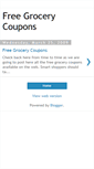 Mobile Screenshot of free-grocerycoupons.blogspot.com