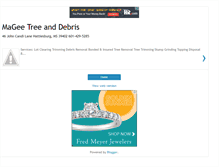 Tablet Screenshot of mcgeetreeanddebris.blogspot.com