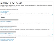 Tablet Screenshot of nuestrasrutasmtb.blogspot.com