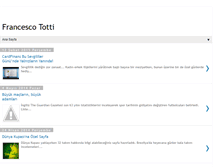 Tablet Screenshot of francescotottiblog.blogspot.com