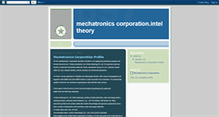 Desktop Screenshot of mechatronicsintel.blogspot.com