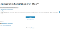 Tablet Screenshot of mechatronicsintel.blogspot.com