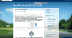 Desktop Screenshot of geografademxicoydelmundo.blogspot.com