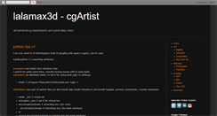 Desktop Screenshot of lalamax3d.blogspot.com