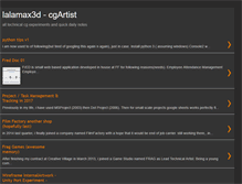 Tablet Screenshot of lalamax3d.blogspot.com