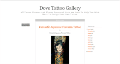 Desktop Screenshot of dovetattoo.blogspot.com