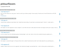 Tablet Screenshot of pinkestsunflowers.blogspot.com