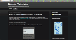 Desktop Screenshot of blender-tutoriales.blogspot.com