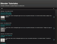 Tablet Screenshot of blender-tutoriales.blogspot.com