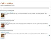 Tablet Screenshot of cookiesundays.blogspot.com