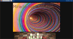 Desktop Screenshot of mymiraclefacesolution.blogspot.com