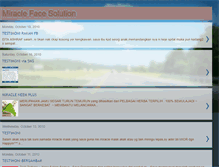 Tablet Screenshot of mymiraclefacesolution.blogspot.com