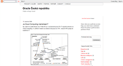 Desktop Screenshot of oracle-cz.blogspot.com