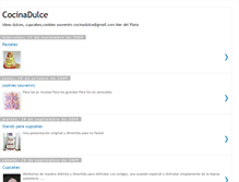 Tablet Screenshot of cocinadulcecupcakes.blogspot.com