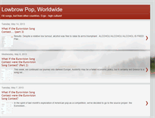 Tablet Screenshot of lowbrowpop.blogspot.com