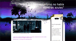 Desktop Screenshot of lassombrasazules.blogspot.com