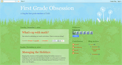 Desktop Screenshot of firstgradeobsession.blogspot.com