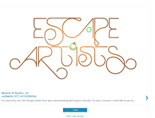 Tablet Screenshot of escapeartists411.blogspot.com