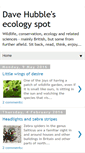Mobile Screenshot of davehubbleecology.blogspot.com